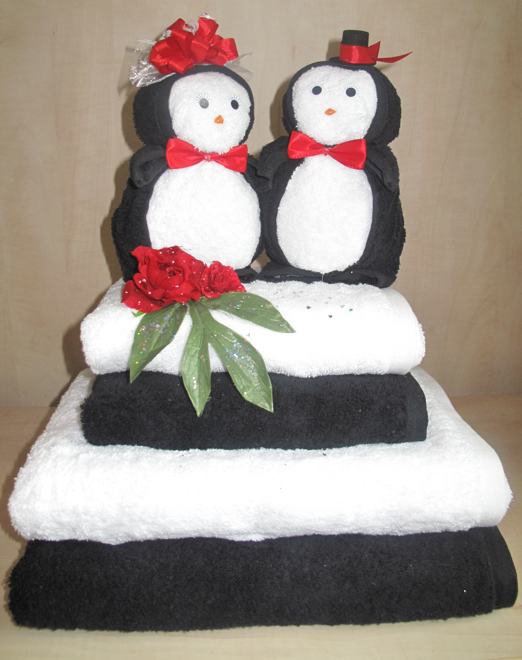 Pinguin Geschenk Hochzeitsgeschenk für Paare Pinguin Liebe 