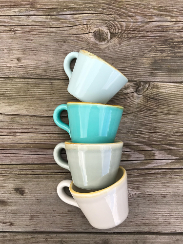 Espressotassen aus der Keramikserie Grün & Form